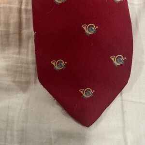 Elegant Burgundy Patterned Tie